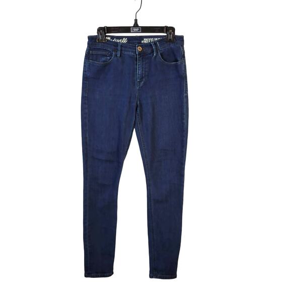 Madewell Jeans Women's 26 Skinny Skinny Ankle High Riser Dark Wash Dark Academia - Picture 1 of 12